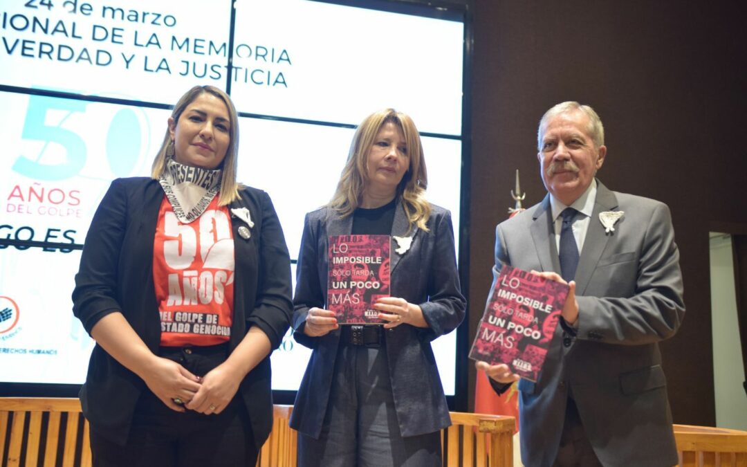 Autoridades provinciales participaron del acto conmemorativo por el Día Nacional de la Memoria por la Verdad y la Justicia
